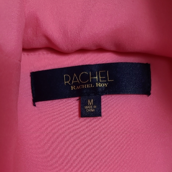 RACHEL ROY Addie Pink And White Speckled Sequin Sleeveless Top Size Medium - Picture 2 of 14